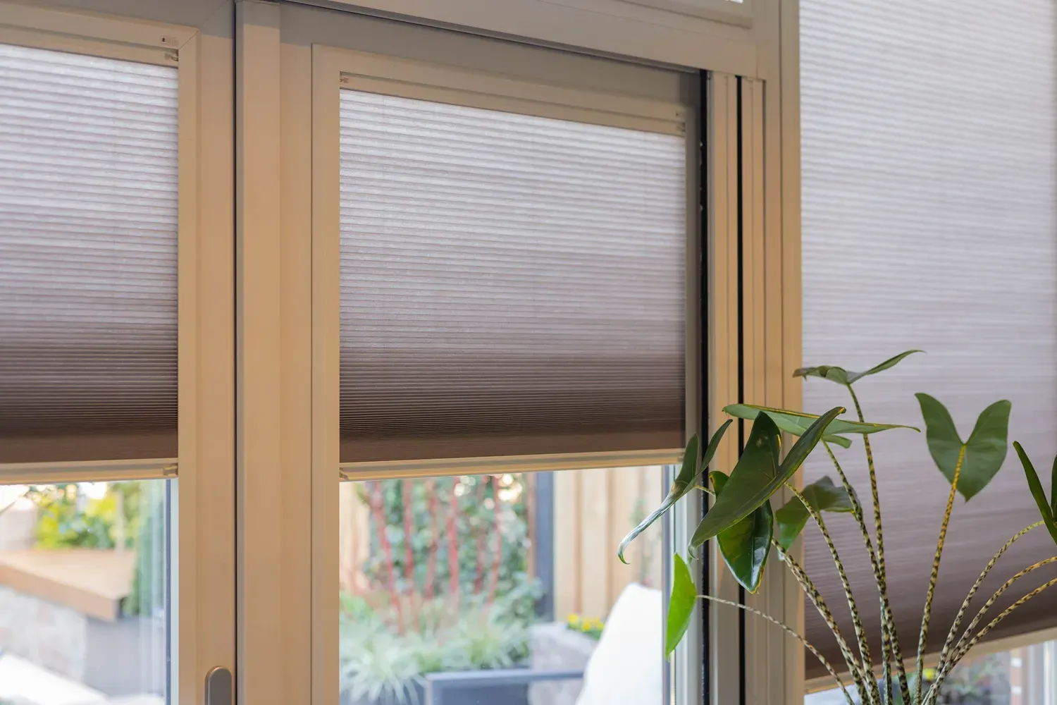 Easyclick plisse raamdecoratie