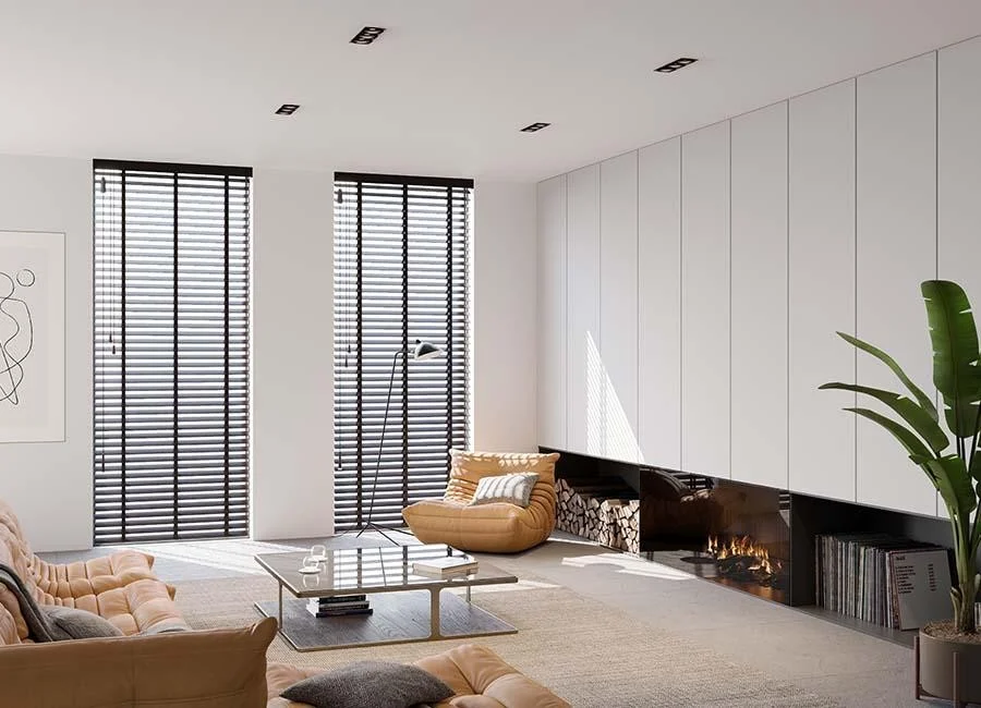 Sfeer houten jaloezie